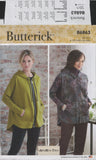 Butterick 6863 Sewing Pattern, Jacket, Size XS-S-M-L-XL-XXL, Uncut, Factory Folded