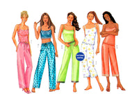 Butterick 6883, Petite Camisole and Pants Both in Various Lengths, Uncut, Factory Folded Sewing Pattern Size 6-14