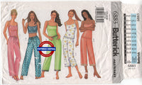 Butterick 6883, Petite Camisole and Pants Both in Various Lengths, Uncut, Factory Folded Sewing Pattern Size 6-14