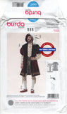 Burda 6887 Men's English Renaissance or Tudor Style Costume, Uncut, Factory Folded, Size 36-50