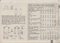 Simplicity 6891 Sewing Pattern, Jacket, Skirt, Blouse, Size 16, Uncut, Factory Folded