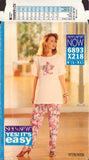 Butterick 6893 Sewing Pattern Top & Pants Size L-XL Uncut Factory Folded