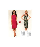 Burda 6917 Halter or Round Neck Dress, Uncut, Factory Folded, Sewing Pattern Size 8-18