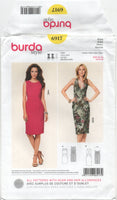 Burda 6917 Halter or Round Neck Dress, Uncut, Factory Folded, Sewing Pattern Size 8-18
