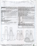 McCall's 6953 Hi-Lo or Evening Length Dress with Pleated Skirt, Uncut, Factory Folded, Sewing Pattern Size 6-14
