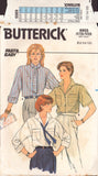 Butterick 6955 Sewing Pattern, Blouse Tie, Size 12, Neatly Cut, Complete