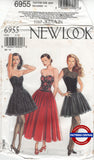New Look 6955 Strapless Sweetheart Bodice Evening Dress, Uncut, Factory Folded, Size 6-16