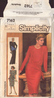 Simplicity 7162 Sewing Pattern, Jiffy Dress, Size 10-12-14, Cut, Complete