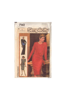 Simplicity 7162 Sewing Pattern, Jiffy Dress, Size 10-12-14, Cut, Complete