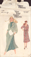 Vogue 7174 Sewing Pattern Dress or Tunic, Skirt and Ascot, Size 14, Cut, Complete