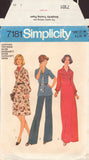 Simplicity 7181 Dress Top Scarf, Sewing Pattern Size 10.5/12.5 Neatly Cut, Complete