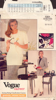 Vogue 7201 Sewing Pattern, Jacket, Skirt and Pants, Size 12-14-16, Cut, Complete