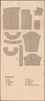 Vogue 7361 Sewing Pattern, Blouse, Size 8 Cut &amp; Complete or Size 8-10 Cut &amp; Incomplete or Size 14 Cut &amp; Complete or Size 14-16 Cut &amp; Complete