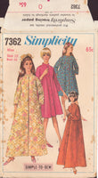 Simplicity 7362 Sewing Pattern, Misses' Robe, Size 12, Cut, Complete