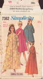 Simplicity 7362 Sewing Pattern, Misses' Robe, Size 12, Cut, Complete