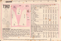 Simplicity 7362 Sewing Pattern, Misses' Robe, Size 12, Cut, Complete