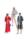 Simplicity 7441 Kimono Robe in Two Lengths with Self Tie Belt, Uncut, Factory Folded Sewing Pattern Bust 34 (87 cm)