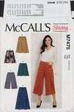 McCall's 7475 Sewing Pattern, Skirt Shorts Culottes, Size 6-22, Uncut, Factory Folded