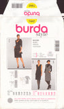 Burda 7482 Sewing Pattern, Dress, Size 10-22, Uncut, Factory Folded