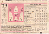 Simplicity 7519 Sewing Pattern, Girls' Dress, Size 12, Neatly Cut, Complete