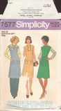 Simplicity 7577 Sewing Pattern, Dress or Jumper, Pants, Size 12, Neatly Cut, Complete