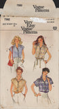 Vogue 7592 Sewing Pattern, Blouse, Size 14, Cut, Complete