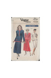 Vogue 7611 Sewing Pattern Top Skirt, Size 18-20-22, Uncut, Factory Folded