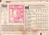 Simplicity 7643 Sewing Pattern, Shirt-Blouses, Size 12, Cut, Complete