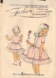 Fashion Patterns 7739 Sewing Pattern, Girls' Dress, Size 6, Unprinted, Complete