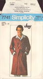 Simplicity 7741 Sewing Pattern Men's Robe, Size Large, Cut, Complete