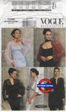 Vogue 7742 Evening Bolero and Wraps, Uncut, Factory Folded, Size 6-14