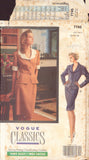 Vogue 7745 Top, Skirt, Sewing Pattern Size 12-14-16, Uncut, Factory Folded