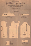 Simplicity 7780 Sewing Pattern, Misses' Blouses, Size 12, Cut, Incomplete