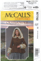 McCall's 7792 Outlander Peplum Hooded Jacket, Uncut, Factory Folded Sewing Pattern Various Sizes