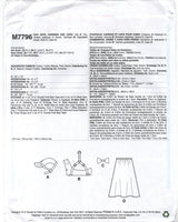 McCall's 7796 Dog Hats, Harness and Cape, Uncut, Factory Folded Sewing Pattern