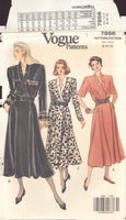 Vogue 7856 Sewing Pattern, Misses' Petite Dress, Size 8-10-12, Uncut, Factory Folded