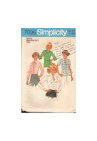 Simplicity 7896 Sewing Pattern, Blouses, Size 12, Cut, Complete