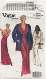 Vogue 7925 Jacket and Nightgown or Evening Dress, Uncut, Factory Folded Sewing Pattern Size 6-14