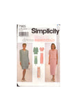 Simplicity 7965 Sleeveless, Raised Waistline Dress with Long or Short Jacket, Uncut, Factory Folded Sewing Pattern Size 8-12