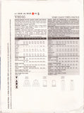 Vogue 8046 Sewing Pattern, Skirt, Pants, Jacket, Size 16 Petite, Partially Cut, Complete