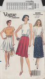 Vogue 8066 Sewing Pattern, Misses' Skirt, Size 12-14-16, Neatly Cut, Complete
