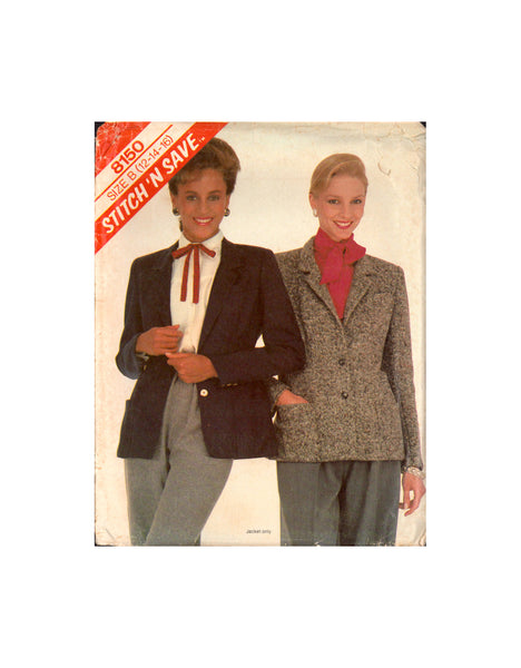 McCall's 8150 Sewing Pattern Jacket Skirt 12-14-16 Uncut Factory Folded