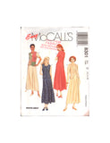 McCall's 8301 Sewing Pattern Dress With Vest Size 12-14-16 Uncut Factory Folded