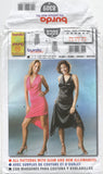 Burda 8309 Sexy Halter Neck Asymmetrical Hem Dress, Uncut, F/Folded Sewing Pattern Size 8-18