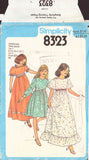 Simplicity 8323 Sewing Pattern, Girls' Dress, Size 7-8, Neatly Partially Cut