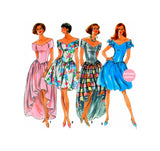 Simplicity 8354 Off the Shoulder Evening Dresses, Uncut, Factory Folded, Size 6-12