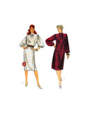 Vogue 8394 Semi-Fitted Straight Dress with Front/Back Flange, Uncut, Factory Folded, Sewing Pattern Size 12-16