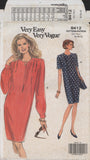 Vogue 8412 Sewing Pattern, Misses' Dress, Size 8-10-12, Uncut, Factory Folded