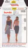 Burda 8492 Sewing Pattern, Skirt, Size 8-18, Uncut, Factory Folded