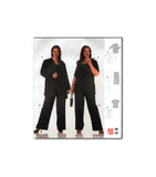 Burda 8529 Short Sleeve Top, Long Sleeve Shirt and Wide Leg Pants, Uncut, Factory Folded Sewing Pattern Multi Plus Size 20-32